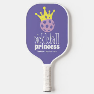 Raquette De Pickleball Princesse Purple de Pickleball Personnalisée