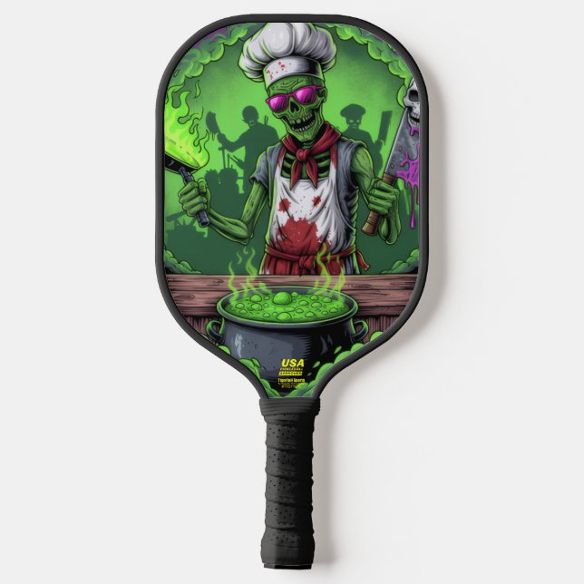 Raquette de Pickleball Pro TOCOCLAWS "Toxic Chef" (Verso)