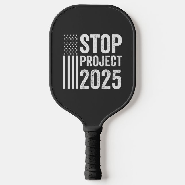 Raquette De Pickleball Projet 2025 Trump Amérique républicaine USA (Recto)