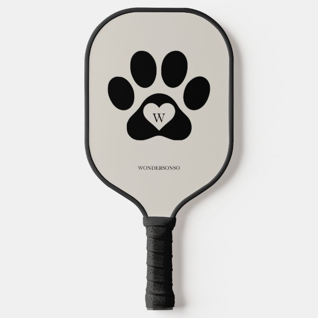 Raquette De Pickleball propriétaire d'animaux de compagnie (Recto)