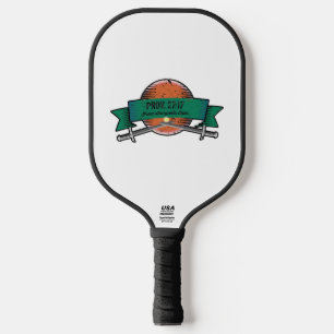 Raquette De Pickleball Prov. 27:17 Iron Sharpens Iron Grunge Version