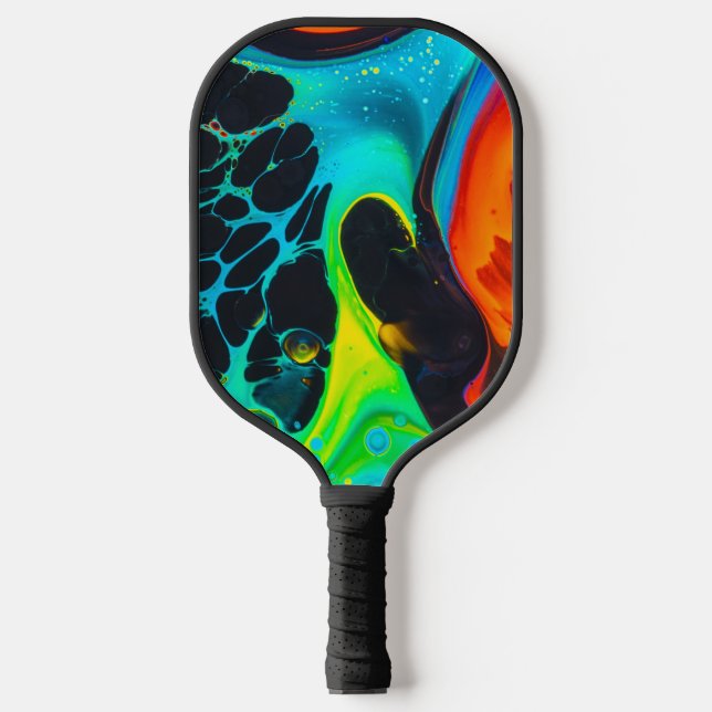 Raquette De Pickleball Psychédélique (Recto)