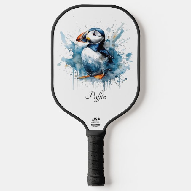 Raquette De Pickleball Puffin Splash, personnalisé (Recto)