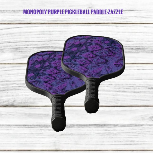 Raquette De Pickleball Purple monopoly (Créateur téléchargé)