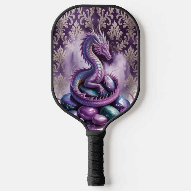 Raquette De Pickleball Purple Mystic Dragon Gothic (Recto)