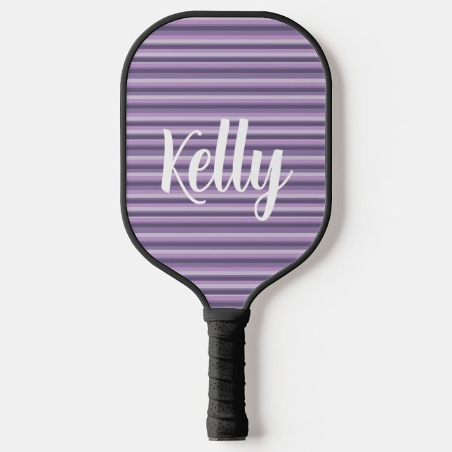 Raquette De Pickleball Purple stripes Pickleball Paddle (Recto)