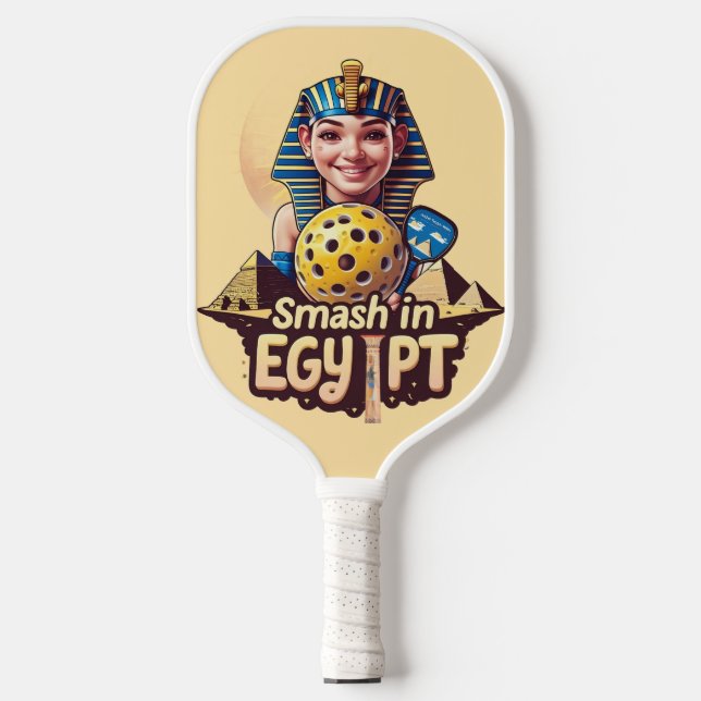 Raquette De Pickleball Pyramid Smash - Égypte Pickleball Design (Recto)