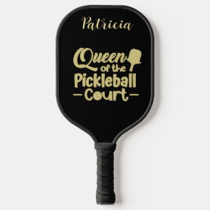 Raquette De Pickleball Queen of the Pickle Ball Court face