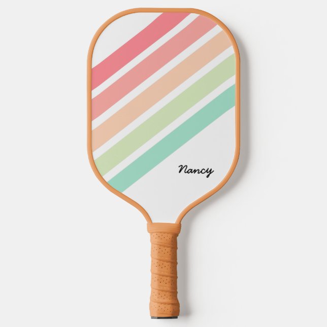 Raquette De Pickleball Rainbow Nom personnalisé Pickleball Paddle personn (Recto)