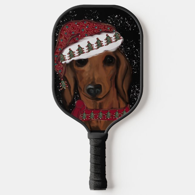 Raquette De Pickleball Red Dachshund (Recto)