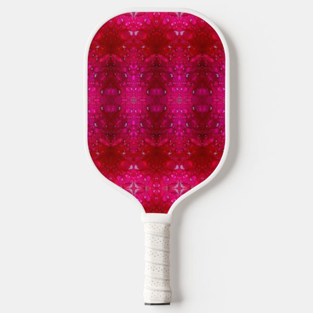 Raquette De Pickleball Red Dianthus Ikat (Recto)