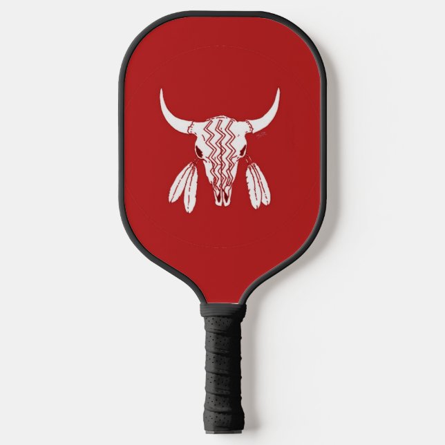 Raquette De Pickleball Red Ghost Dance Buffalo pagaie noir pickleball (Recto)