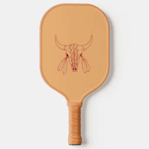 Raquette De Pickleball Red Ghost Dance Buffalo tan pickleball paddle