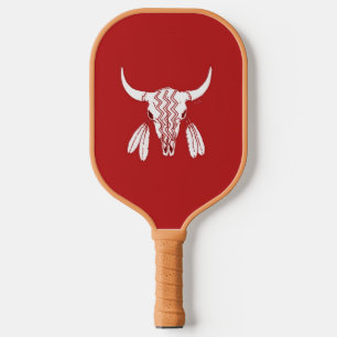 Raquette De Pickleball Red Ghost Dance Buffalo tan pickleball paddle