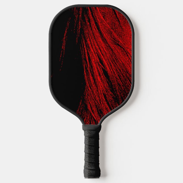 Raquette De Pickleball Red Horse Mane Pickleball Abstrait Paddle (Recto)