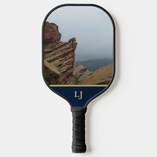 Raquette De Pickleball Red Rocks Colorado Inspiré Personnalisé (Recto)