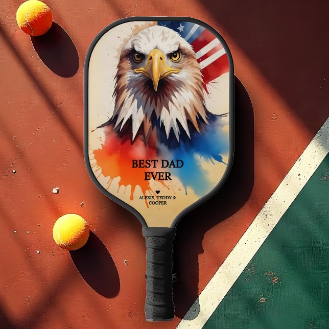 Raquette De Pickleball Refined Modern & Elegant Patriotic Eagle (Refined Modern & Elegant Patriotic Eagle Pickleball Paddle. )
