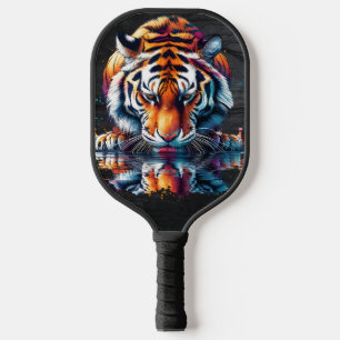 Raquette De Pickleball Réflexion de l'eau potable tigre