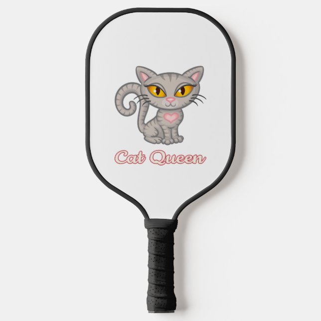 Raquette De Pickleball Reine des chats (Recto)