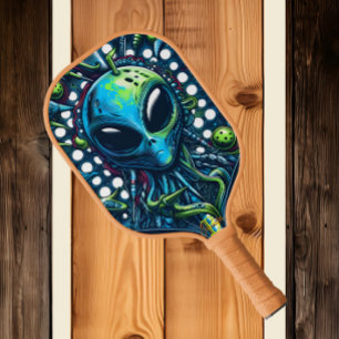Raquette De Pickleball Rencontre extraterrestre au sein d'un groupe d'Obj