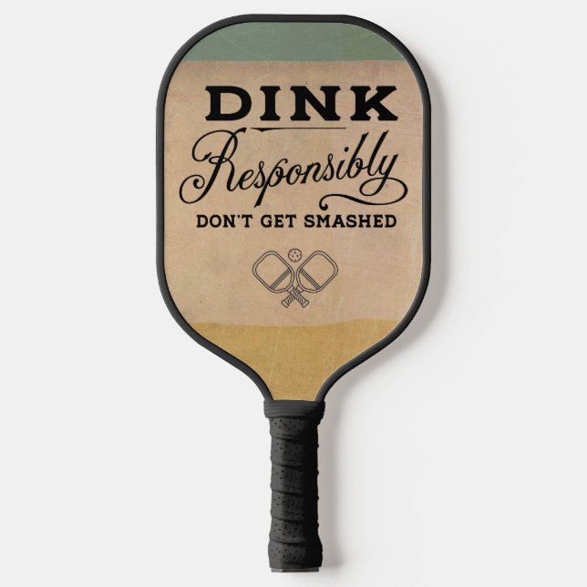 Raquette De Pickleball Retro Dink de façon responsable (Recto)