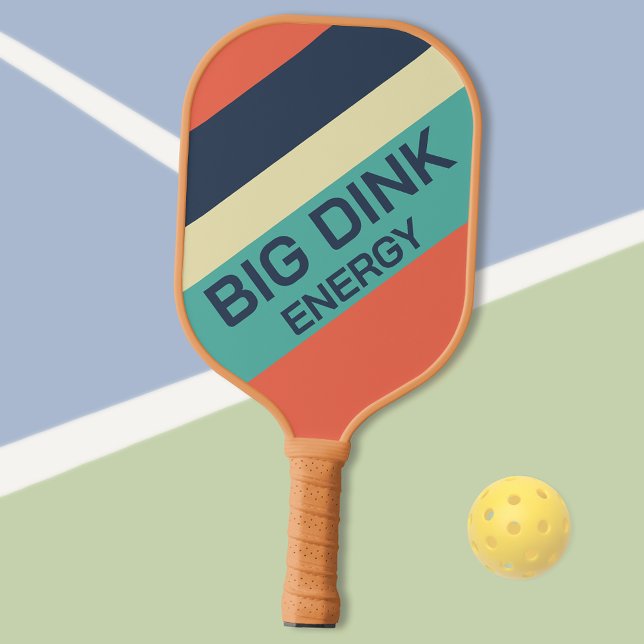 Raquette de Pickleball Rétro Drôle - Grande Énergi (Serve Up the Laughs! 🏓😄)
