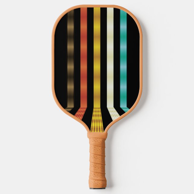 Raquette De Pickleball Rétro Futuriste Personnalisé (Recto)