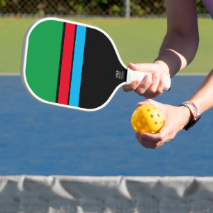 Raquette De Pickleball Retro Kelly Green Bright Rouge Bleu Bleu Bleu Bleu