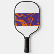 Raquette de Pickleball Rétro Motion Orange et Viol