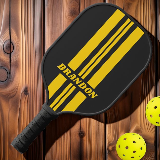 Raquette De Pickleball Rétro Yellowjacket Doubles Bandes de Rallye avec N (Créateur téléchargé)