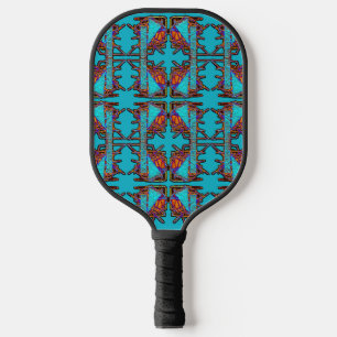 Raquette De Pickleball Rêve de l'Emblème des papillons