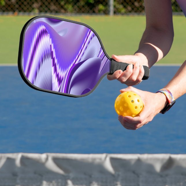 Raquette De Pickleball Rêves arc-en-ciel à fleurs violettes (Insitu)