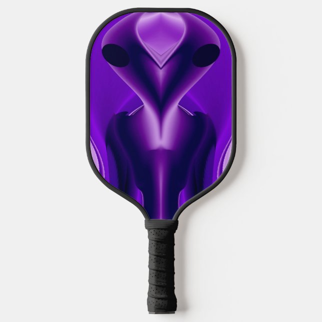 Raquette De Pickleball Rêves arc-en-ciel violet 3D, Alien (Recto)