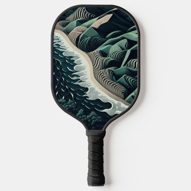 Raquette De Pickleball Rives sereines (Recto)