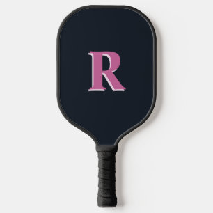 Raquette De Pickleball Robe rose marine profonde monogrammed