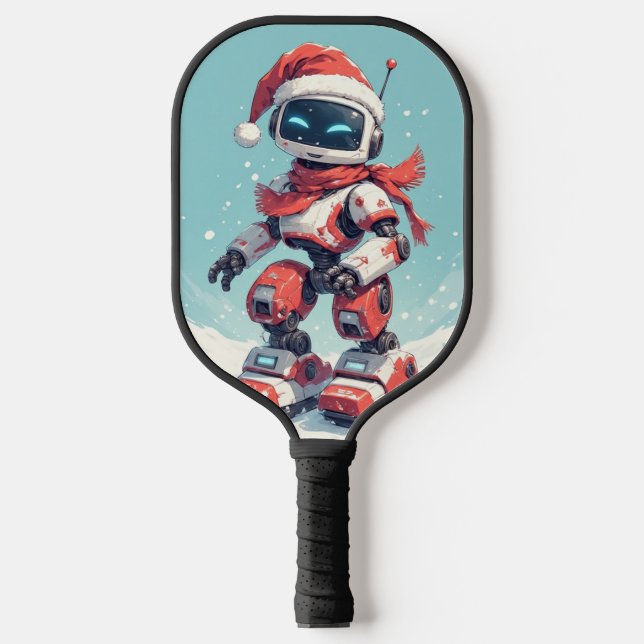 Raquette De Pickleball Robot de saison hivernale  (Recto)