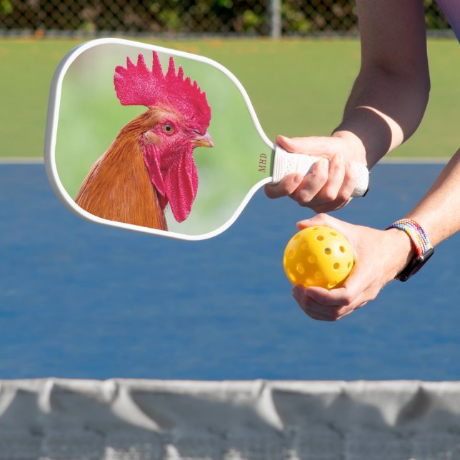 Raquette De Pickleball Rooster monographique personnalisé (Insitu)