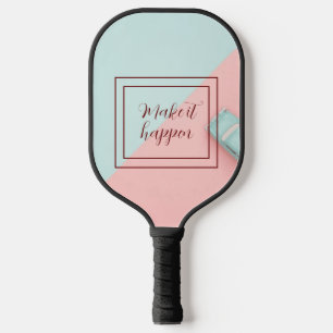 Raquette De Pickleball Rose Bleu Le Rendre Possible