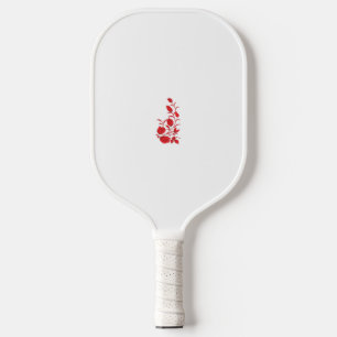 Raquette De Pickleball Rose Madder, design floral Thunderbird