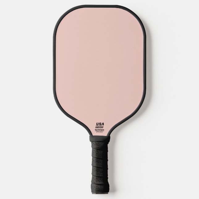 Raquette De Pickleball Rose Pâle Uni  (Recto)