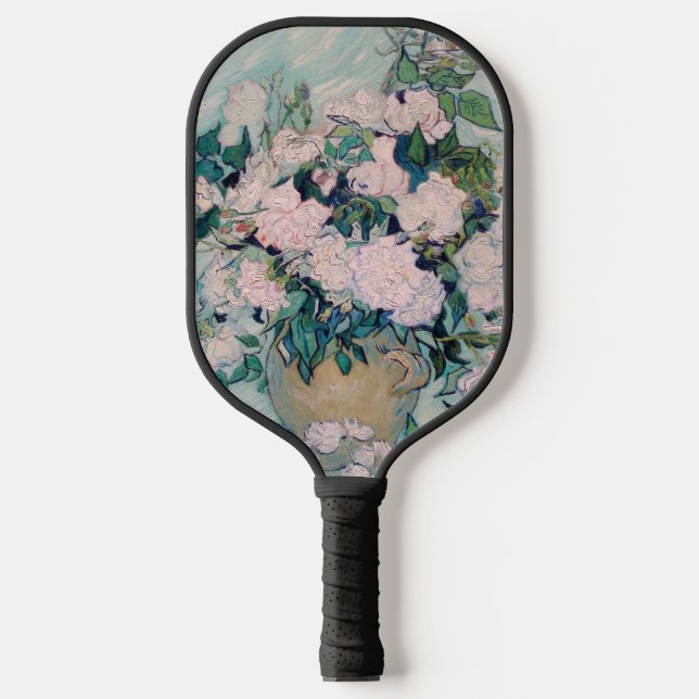 Raquette De Pickleball Roses blanches-1890-Vincent van Gogh   (Recto)