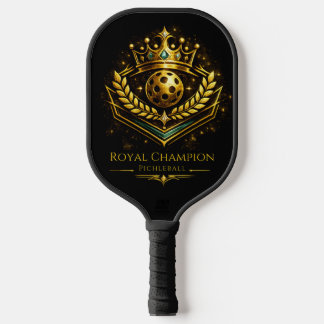 Raquette de Pickleball Royal Champion™ | Luxe Noir