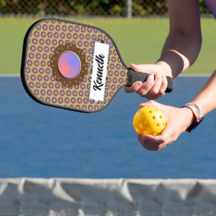 Raquette De Pickleball Ruban à disque marron par Kenneth Yoncich