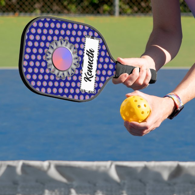 Raquette De Pickleball Ruban de disque gris par Kenneth Yoncich (Insitu)