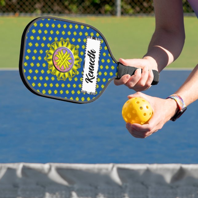 Raquette De Pickleball Ruban de trèfle jaune par Kenneth Yoncich (Insitu)