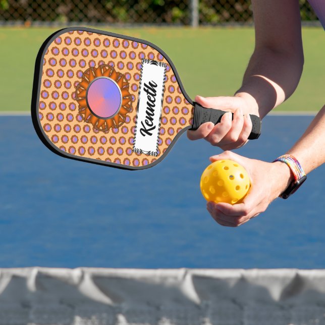 Raquette De Pickleball Ruban Orange Disk par Kenneth Yoncich (Insitu)