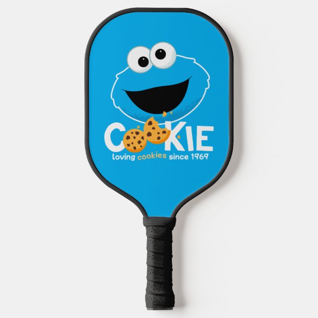 Raquette De Pickleball Rue Sésame | Cookie Monster Lookies (Recto)