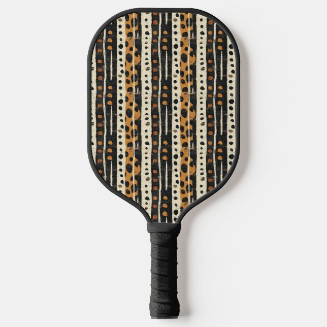 Raquette De Pickleball Rustic Southwestern Stripe Pattern (3) (Recto)