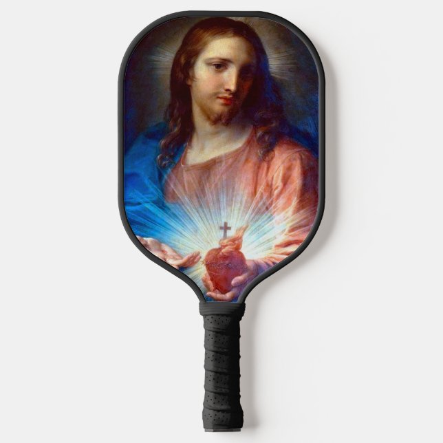 Raquette De Pickleball Sacré Coeur de Jésus (Recto)