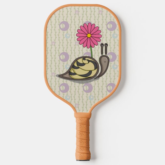 Raquette De Pickleball Sadie l'escargot (Recto)